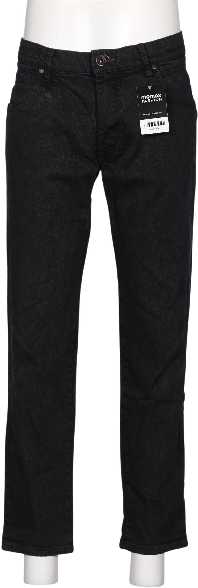 Bugatti Herren Jeans, Schwarz, Gr. W34, Baumwolle / Elasthan - Second Hand