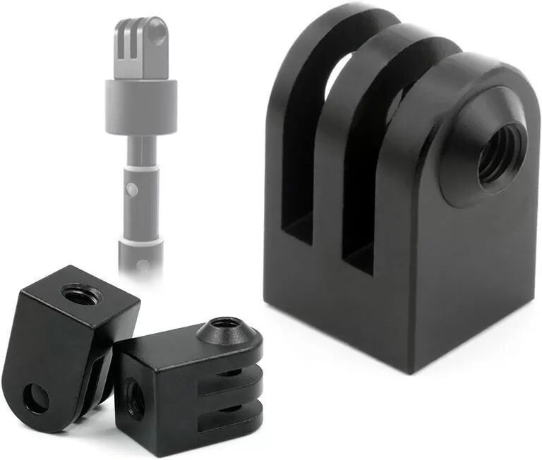 INF 2er-Pack Mini-Stativadapter für Action-Kameras – 1/4 Zoll Aluminiumlegierung