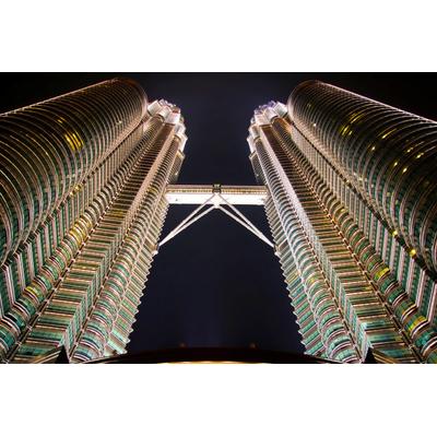 Papermoon "SKYLINE-NEW YORK CITY SINGAPORE HONG KONG WANDBILD XXL"