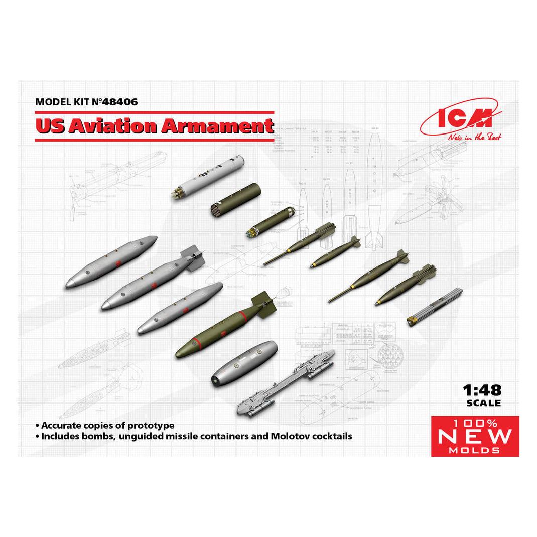 ICM US Aviation Armament (100% new molds) (48406)