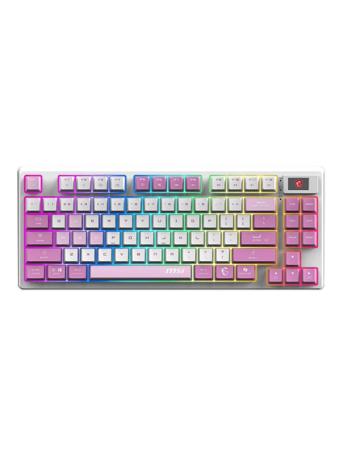 MSI FORGE GK600 - Gaming Tastatur - Englisch (US) - Weiss