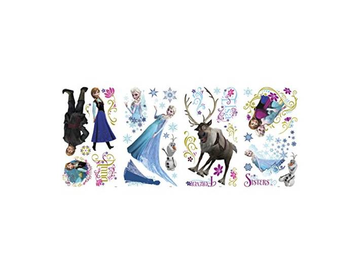 RoomMates Frozen Peel & Stick Glitter Muurstickers