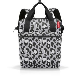 Reisenthel Rucksack Allrounder R, 39 cm, mit Laptopfach, leo nero, Polyester, 12 Liter