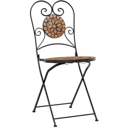 vidaXL, Gartentisch + Balkontisch, Olbelis (Runder Tisch) (50 x 70 cm)
