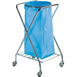 Evo-Products EVO PRODUCTS Abfallsammler 580x560x1020mm, Abfalleimer, Silber