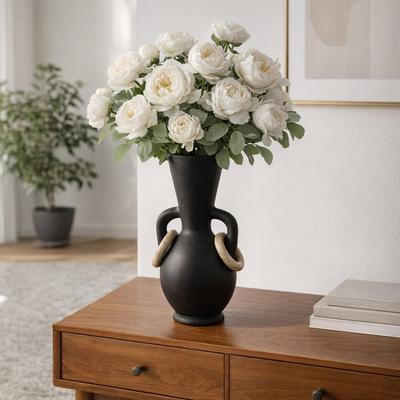 Sagebrook Home Inspirational Pottery Vase for Elegant Home Decor Transformations