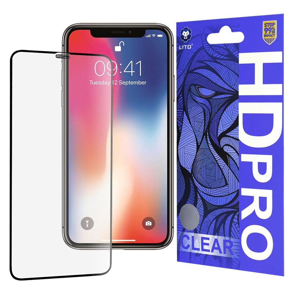 Lito - HD Pro Clear - iPhone X / iPhone XS / iPhone 11 Pro - Black (Apple iPhone 11 Pro, Apple iPhone X, Apple iPhone XS) (56351567)