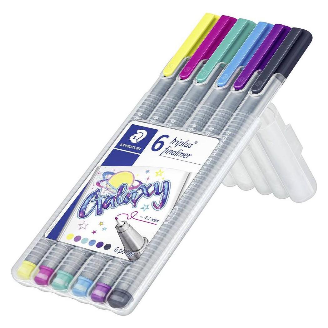 Staedtler triplus fineliner 334 Dreikantige Fineliner (6x) (334SB6CS11)