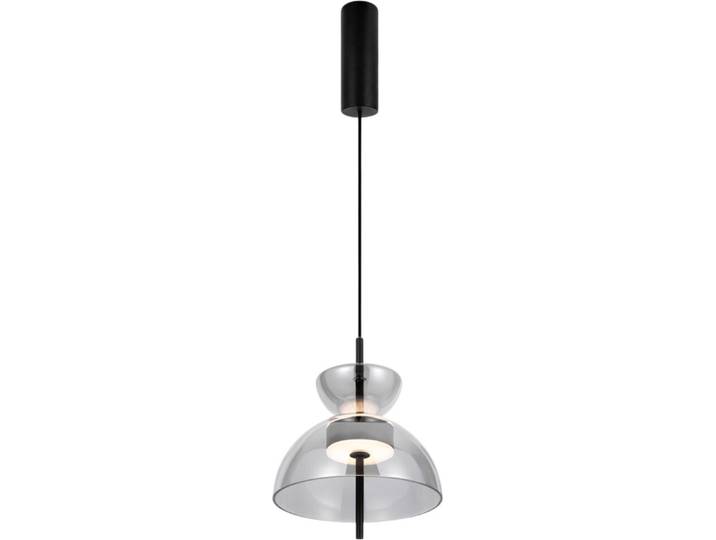 MAYTONI Pendelleuchte LED Bangkok - Schwarz Glas Modern