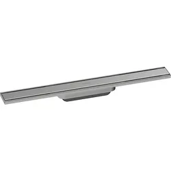 hansgrohe RainDrain Original Fertigset Duschrinne, 600mm, höhenverstellbar, Edelstahl gebürstet, 56196800