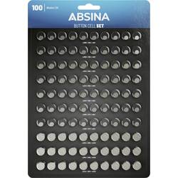 Absina Knopfzellen-Set 1 St. Alkali-Mangan 401019-2