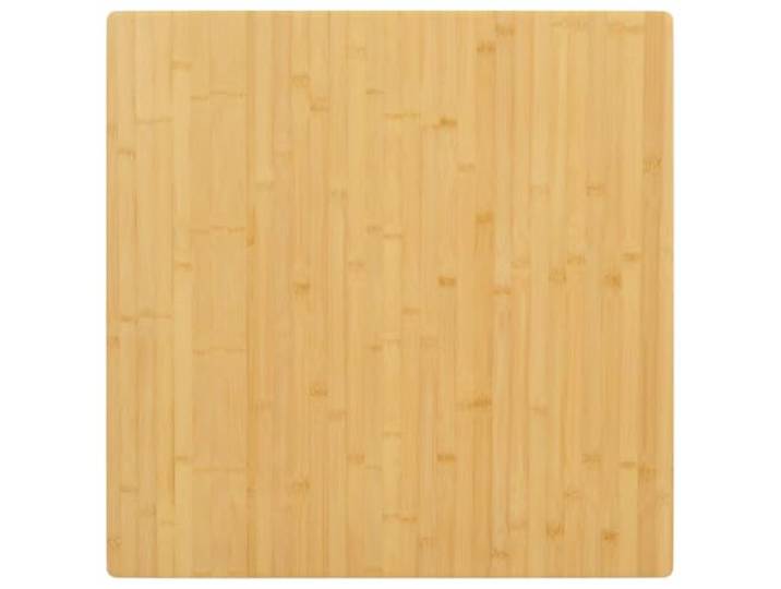 KGFHERENB Tischplatte Bambus 70x70x2,5 cm Quadratisch Holzplatte Robuste Ersatzplatte mit abgerundeten Kanten und pflegeleichter Oberfläche für Café, Bistro und Wohnzimmer.
