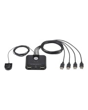 ATEN USB-Umschalter gemeinsame Nutzung Peripheriegeräte 4 x USB 2.0 (US424-AT)