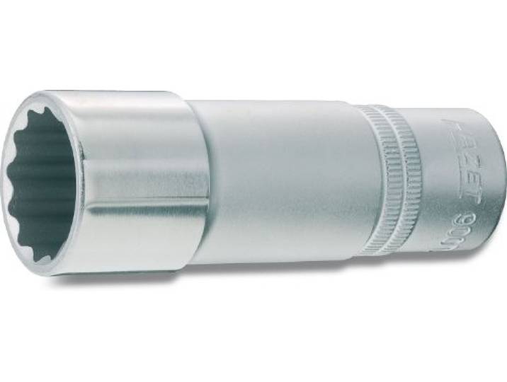 HAZET 900TZ-19 85 mm 12-punts tractieprofiel socket - verchroomd/gepolijst