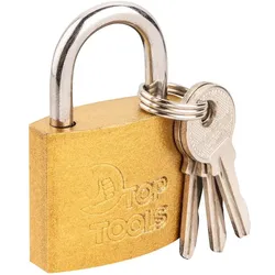 TOP, Vorhängeschloss, Vorhängeschloss 30 mm, 3 Schlüssel
