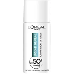 L'Oréal Paris, Sonnencreme, L'Oreal Make Up Bright Reveal SPF 50 Anti-Flecken-Behandlung 50ml Niacinamid (SPF 50, 50 ml)