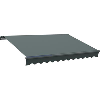 Gelenkarmmarkise KONIFERA "Luz Córdoba mit LED-Lichtstreifen", grau (anthrazit), B:295cm, Polyester, Markisen, wasserabweisendes, UV-beständiges, strapazierfähiges Polyester