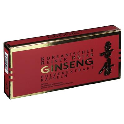 Koreanischer Reiner Roter Ginseng Pulverextr.Kaps. 90 St Kapseln