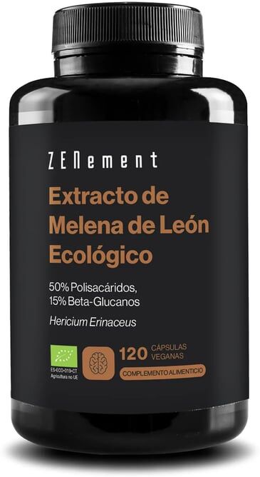 Zenement Extracto De Melena De León Ecológico 120 Caps