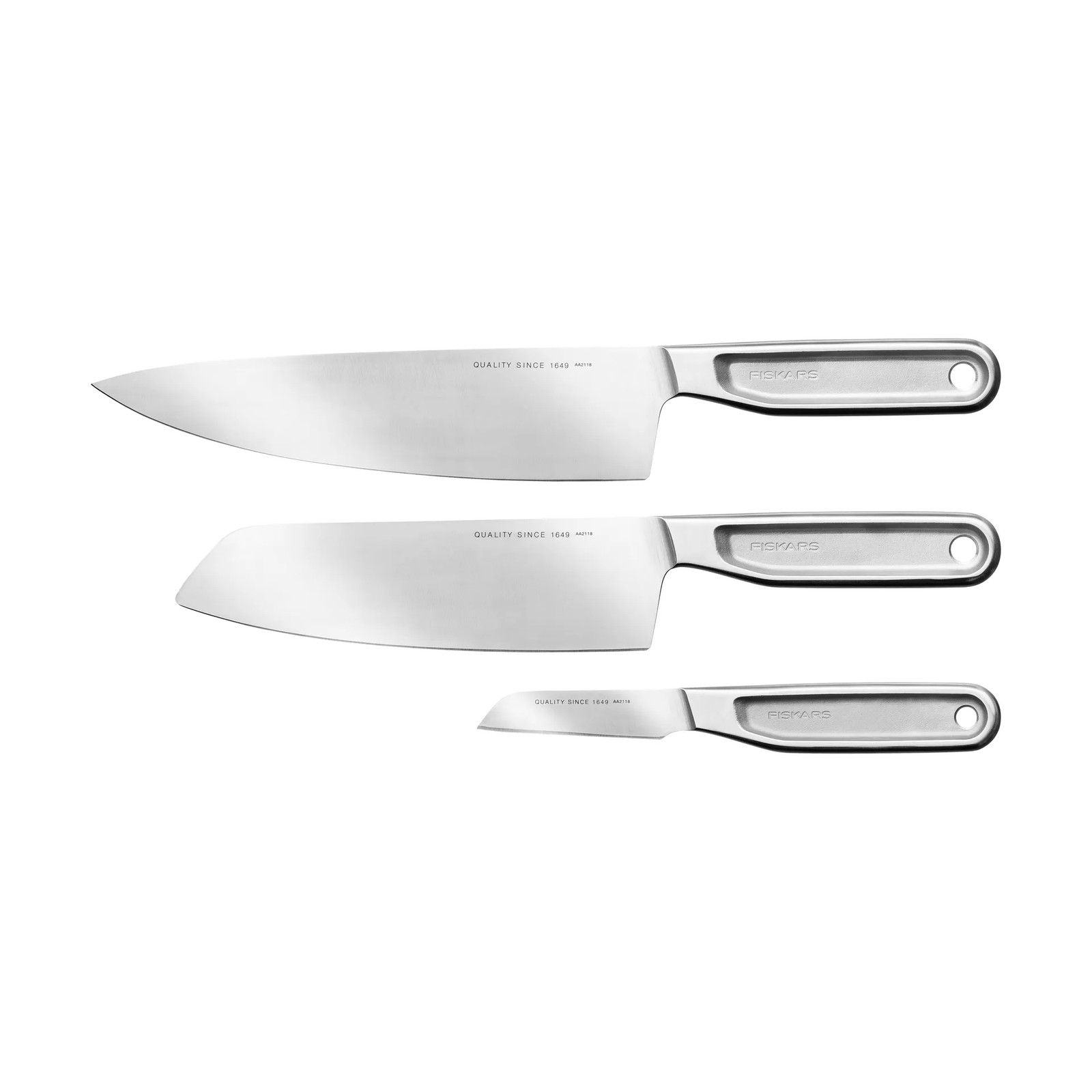Fiskars All Steel messenset 3-delig