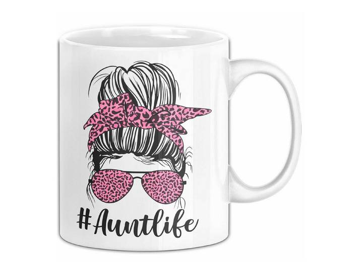 Trendation Tasse Tante Tasse Geschenk Auntlife Geschenkdiee Für Beste Tante Kaffee-Be