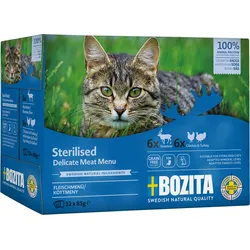 Bozita Pouch Sterilised Häppchen in Sauce Fleisch Multibox 1x1.02 kg