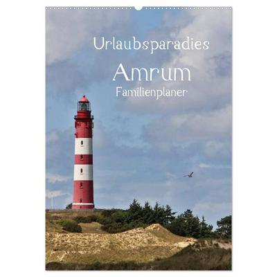 Urlaubsparadies Amrum / Familienplaner (Wandkalender 2026 DIN A2 hoch), CALVENDO Monatskalender