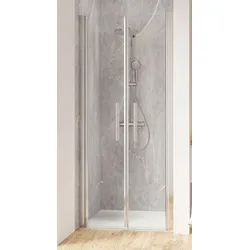Schulte  Dusche  ExpressPlus  Garant  2.0  Pendeltür  in  Nische  900  mm  -  Chromoptik  -  inkl.  Fixil-Glassiegel