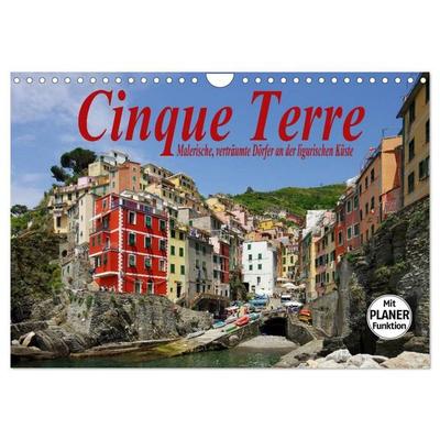 Cinque Terre - Malerische, verträumte Dörfer an der ligurischen Küste (Wandkalender 2027 DIN A4 quer), CALVENDO Monatskalender