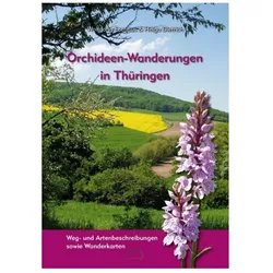 Orchideen-Wanderungen in Thüringen, Landkarte