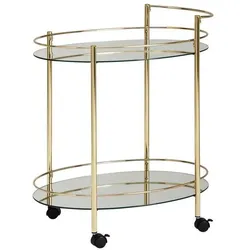 Wohnling, Servierwagen, Gold