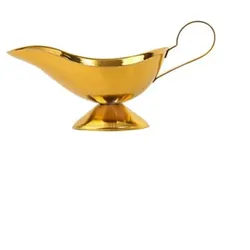 Goldene Sauciere 85g aus Edelstahl