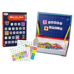 Magnetisches Puzzle Buch Englisch Alphabet Bilder