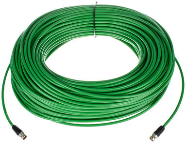 the sssnake BNC Video Cable 100m Grün