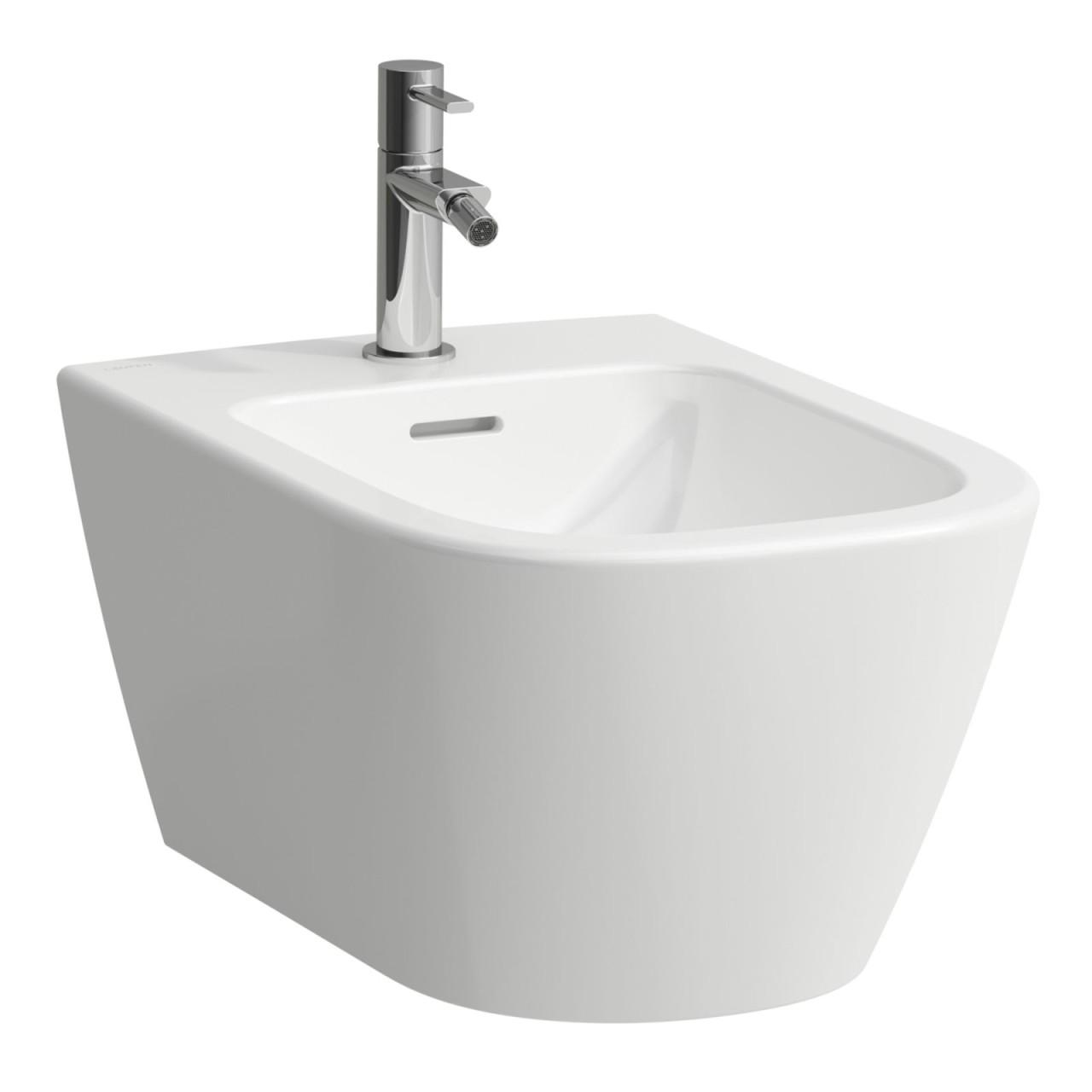 LAUFEN Wandbidet MEDA 540x360 1 Hahnloch, mit Überlauf H8301104003021