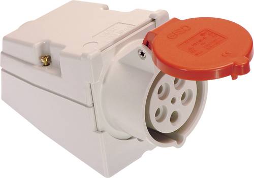 Stecker, Kupplungen, Phasenwender 8723135 Ausführung CEE Wanddose Zuleitung - Kabellänge - m Absicherung 32 A, 6h Steckd