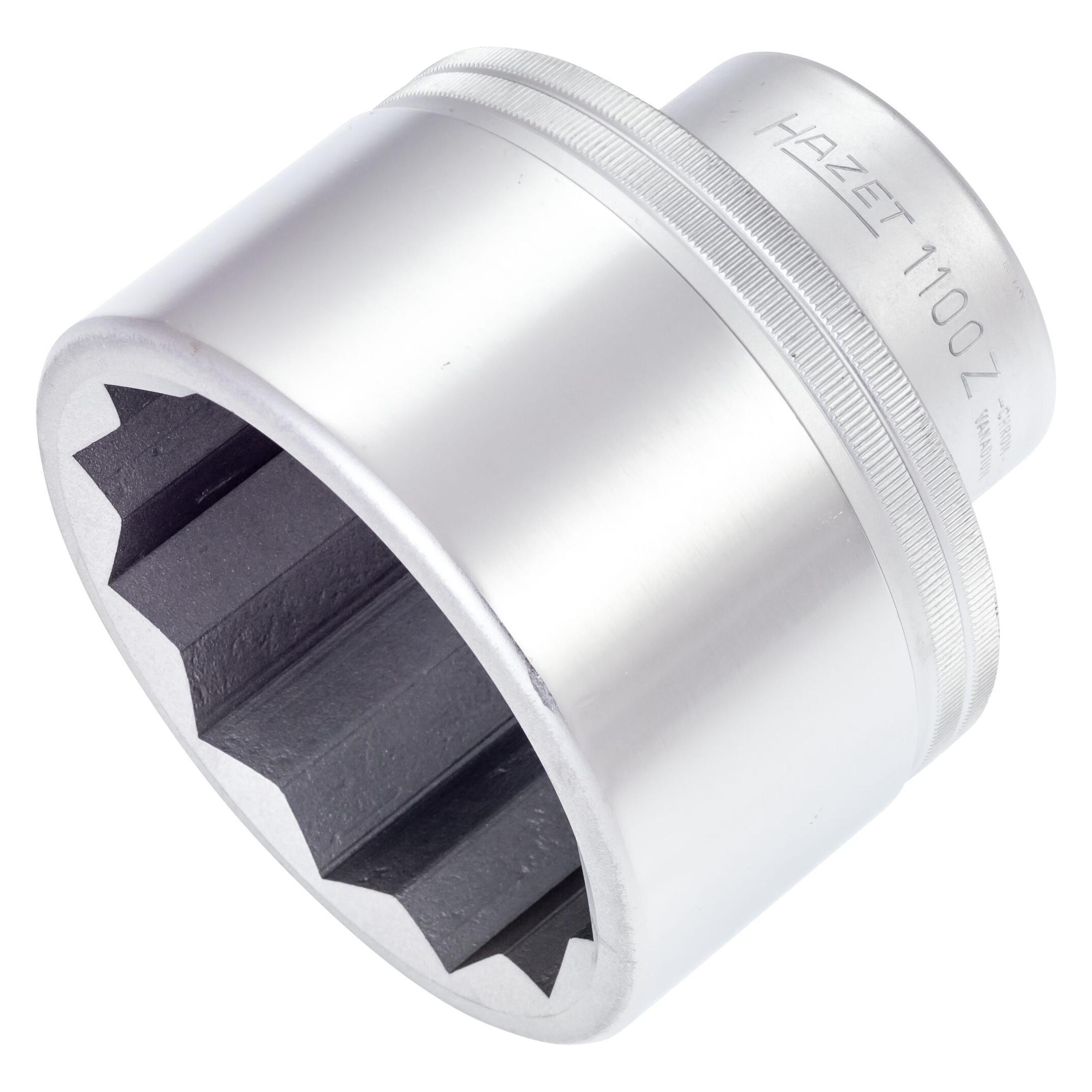 Hazet Steckschlüsseleinsatz Doppelsechskant 1100Z-75 Vierkant25 mm (1 Zoll) Aussen Doppel-Sech... (75 mm) (1100Z-75)
