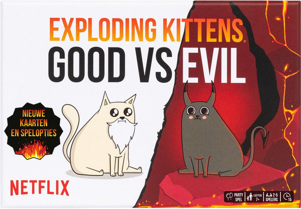 Exploding Kittens A Card Game-Good vs Evil (NL) (Diversen) Nieuw