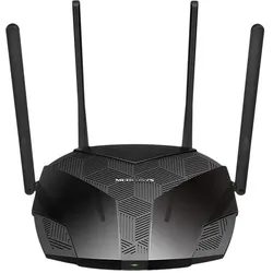 Mercusys MR80X AX3000 Dual-Band Wi-Fi 6 Router, Router, Schwarz
