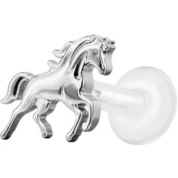 PTFE Labret mit Innengewinde + Titan-Aufsatz PFERD