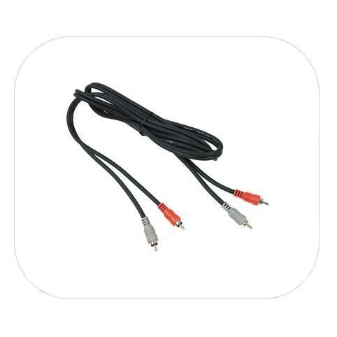 Goobay Stereo Verbindungskabel 2x Cinch (5 m, Cinch Kabel) (50030)