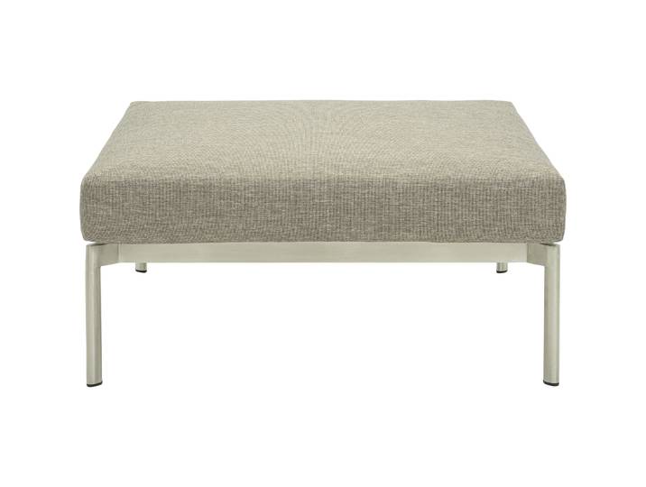 Loungeelement Samporia braun Kunstrattan H 40 cm Wasserabweisend - Loungeelement