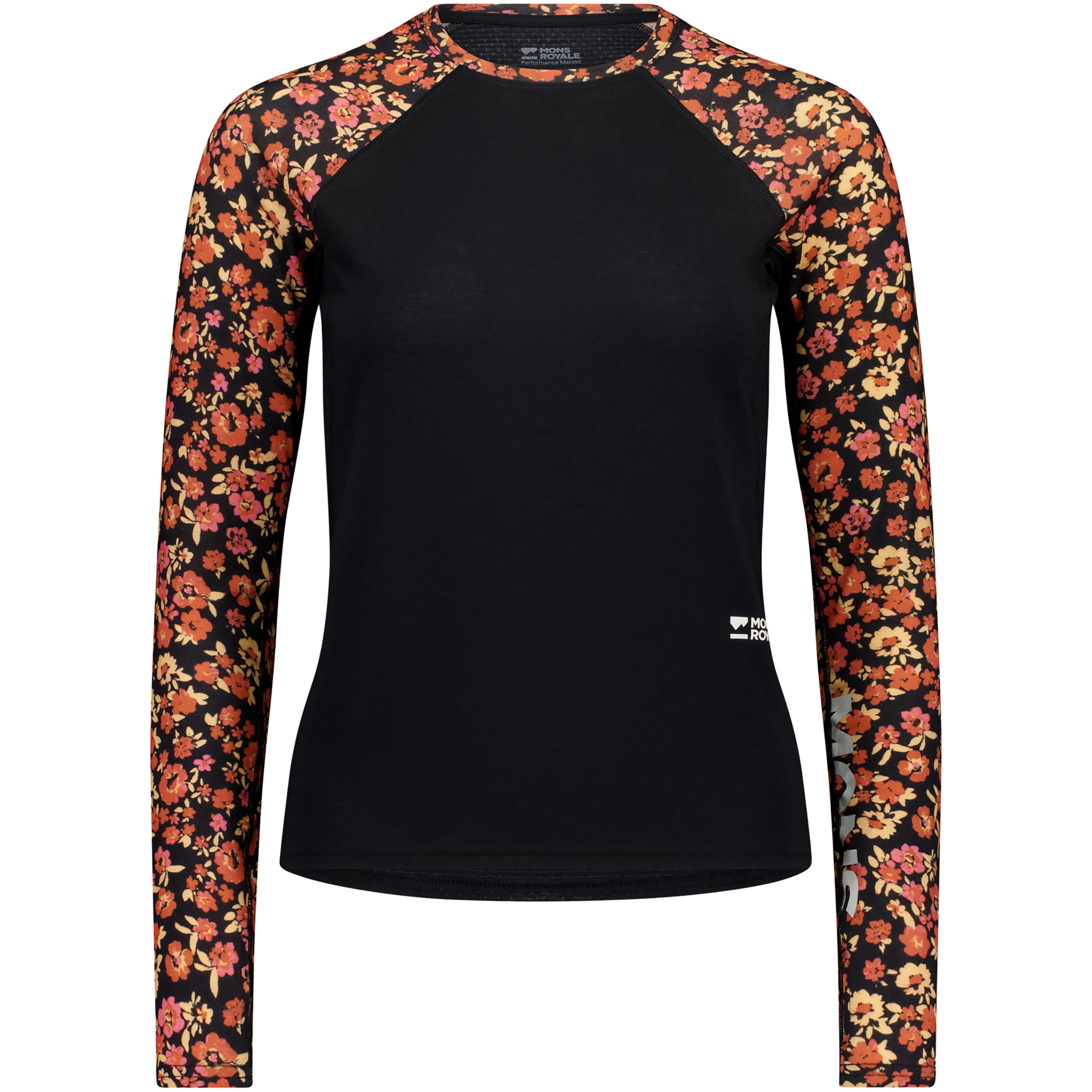 Mons Royale Bella Merino Damen Longsleeves Merino beige Größe M Schnell trocknend Merinowolle