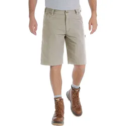 Carhartt Shorts 103652 aus Canvas für Herren, leicht, flexibel und robust - tan - W38