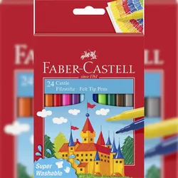 FABER-CASTELL Faber Castell Filzstift Castle 24er Kartonetui
