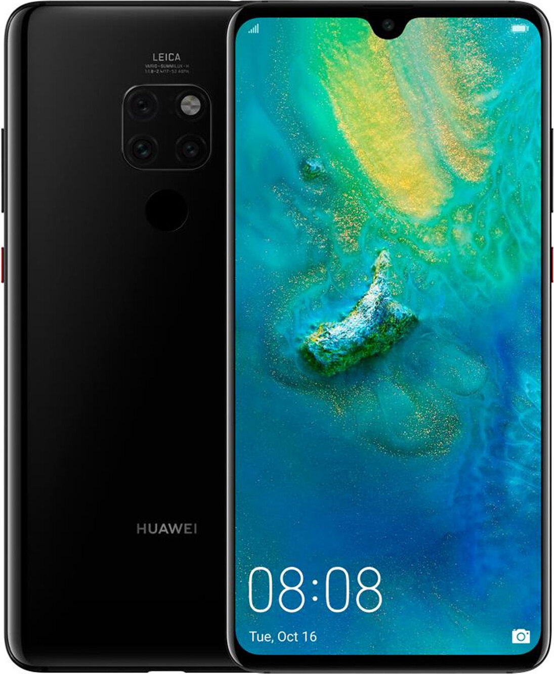 Handy Smartphone HUAWEI Mate 20 4/128 GB 6,5" IPS Schwarz LTE Bluetooth NFC