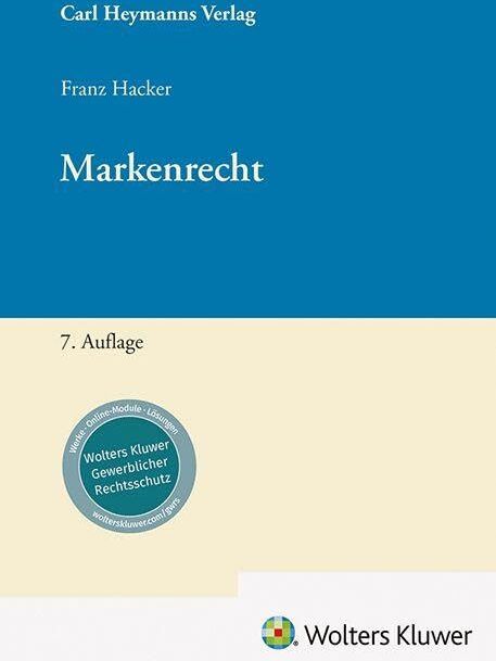 Franz Hacker - Markenrecht - Preis vom 09.10.2026 07:28:09 h
