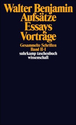 Walter Benjamin - Gesammelte Schriften 3 Bände - Preis vom 17.10.2026 19:25:27 h