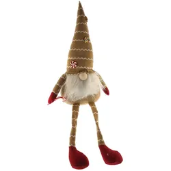 WellHome - Weihnachtsdekoration mit langfüßigem Wichtel und Hut, originelles nordisches Design