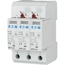 Eaton 177258 Blitzstrom- / Überspannungsableiter, steckbar, 600VDC, 2p+PE, geerdet SPPVT12-06-2+PE